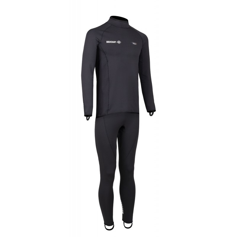 HEATSKIN - Pant - Fleece inside and quick dry outside - black | Echipament Scufundari | Costume uscate